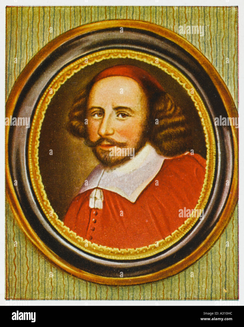 Jules Mazarin Miniatur Stockfoto