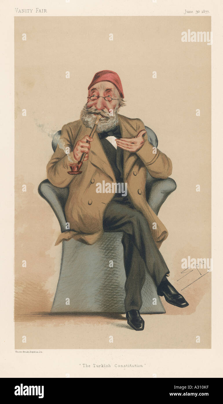 Midhat Pasha Vfair 1877 Stockfoto