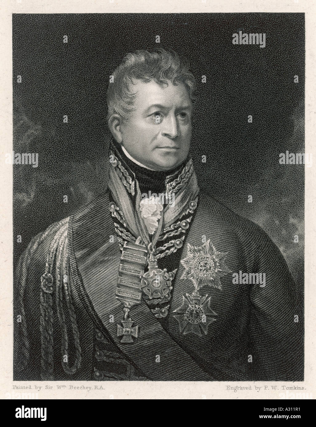 Thomas Picton Tomkins Stockfoto