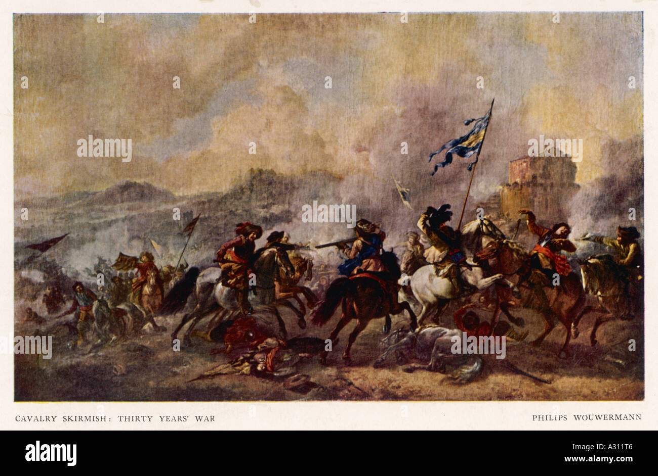 30 Jahre Krieg Kavallerie Stockfoto