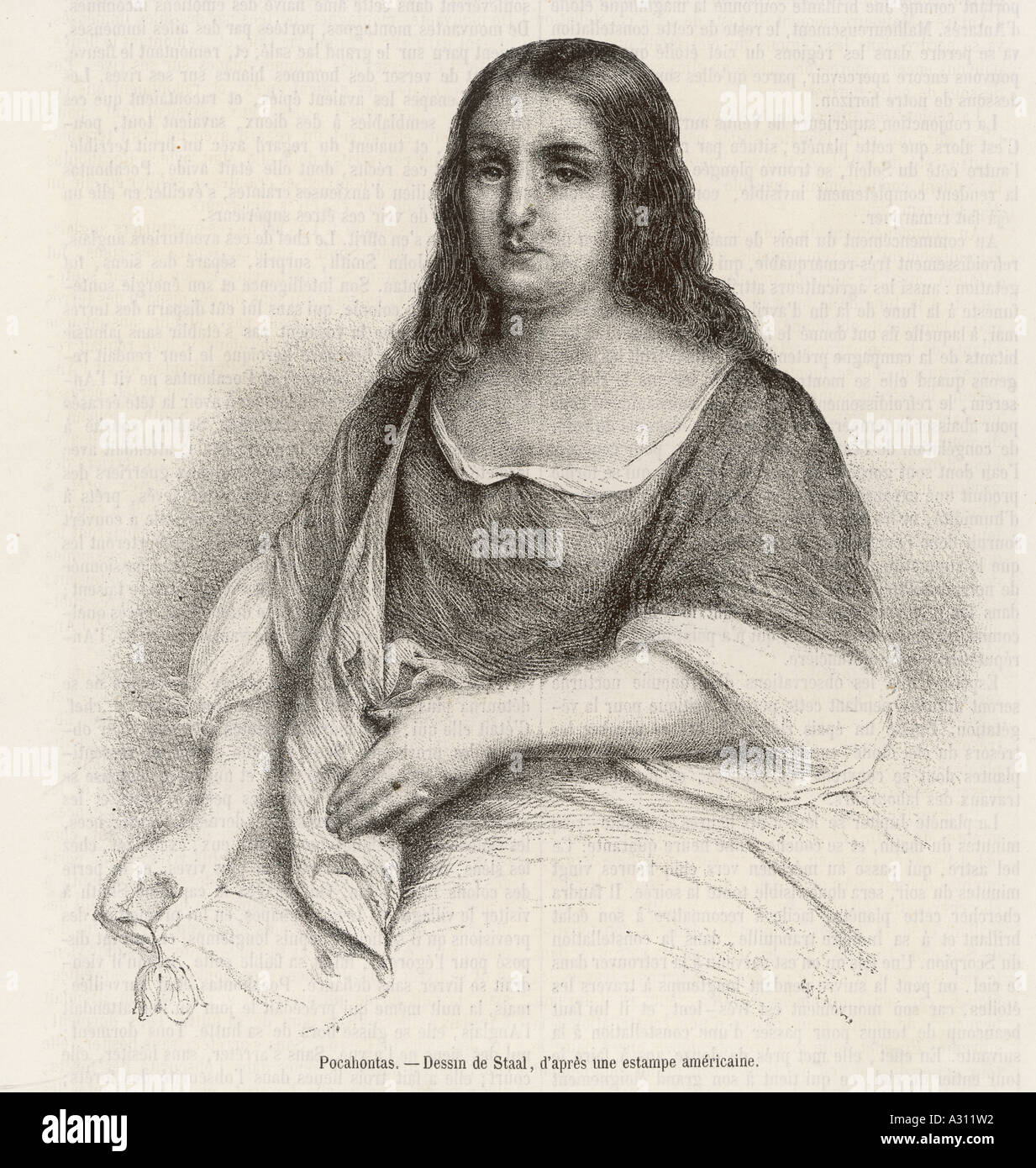 Pocahontas Mag malerischen Stockfoto