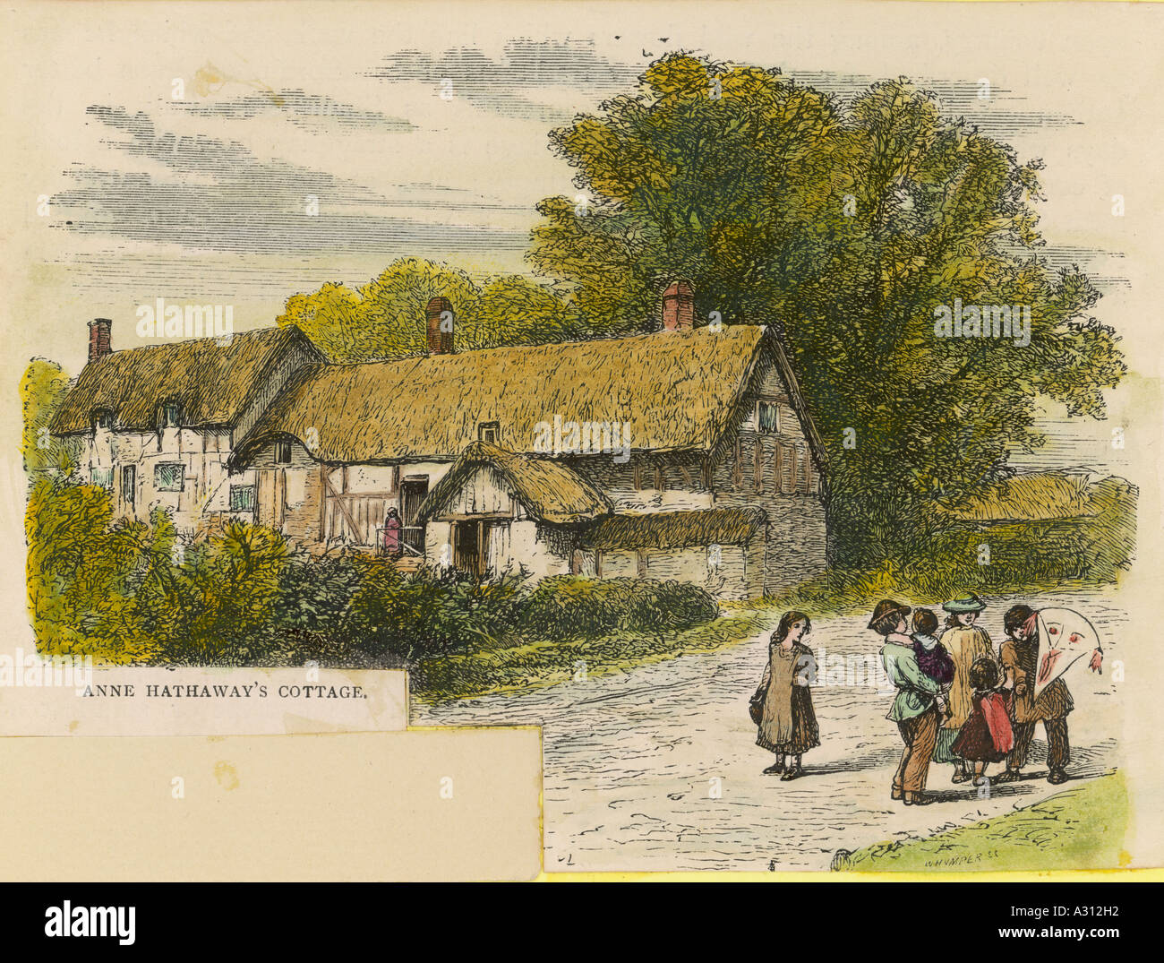 Shakespeare Hathaway Kinderbett Stockfoto