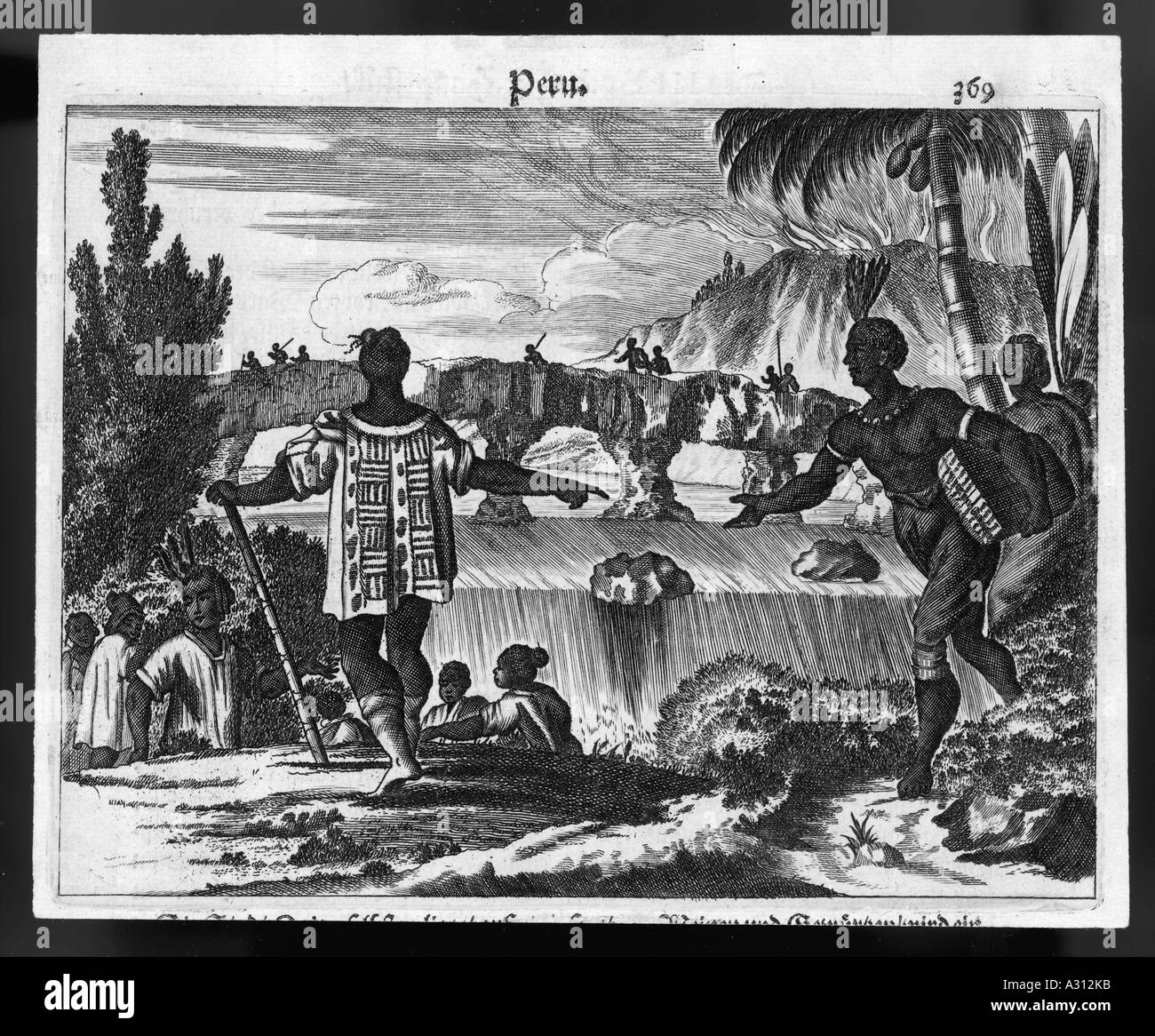 Gebürtige Peruaner 1530 Stockfoto