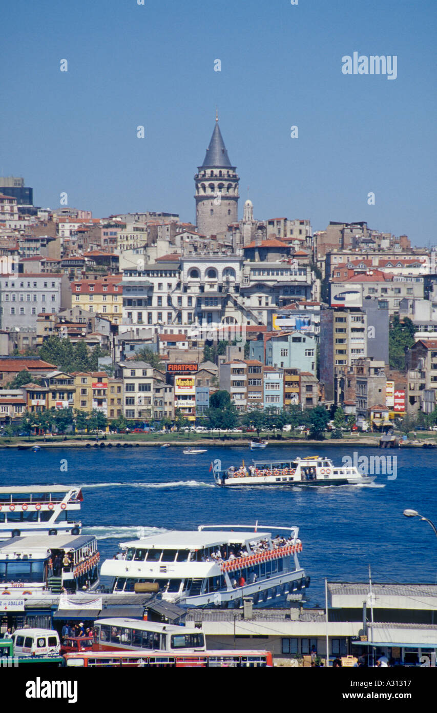 Goldene Horn Istanbul Türkei Stockfoto