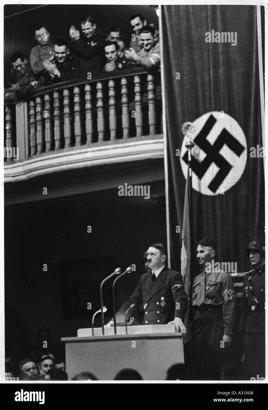 Hitler Burgerbraubelb Stockfoto