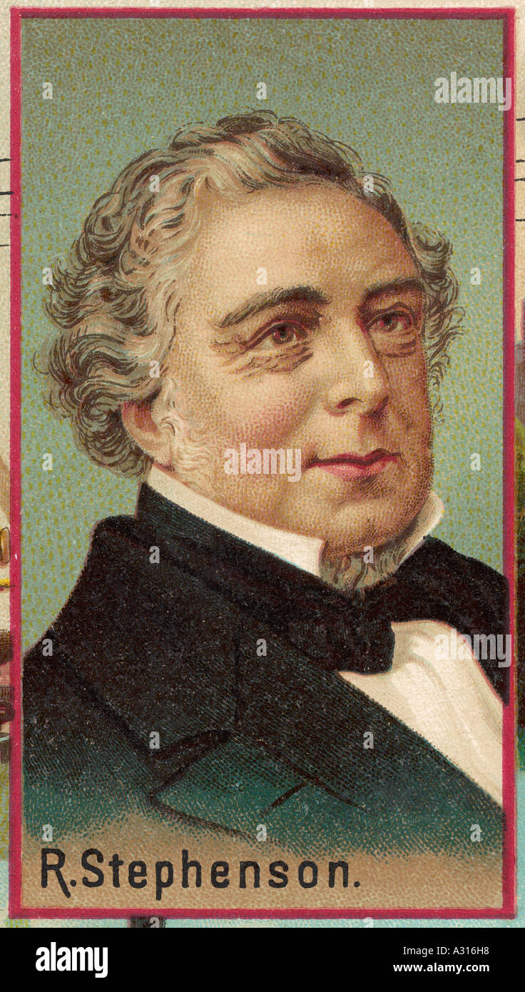 Robert Stephenson W Invt Stockfoto