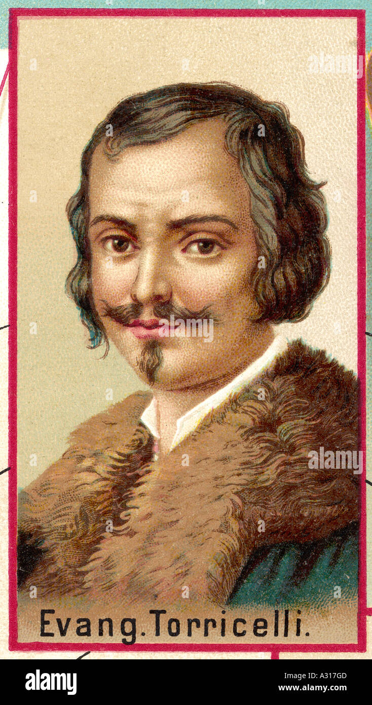 E Torricelli Welt heran Stockfoto