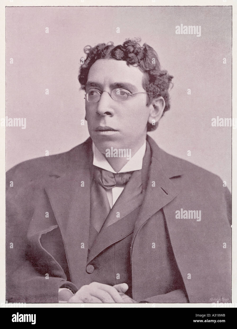 Zangwill Foto 1895 Stockfoto