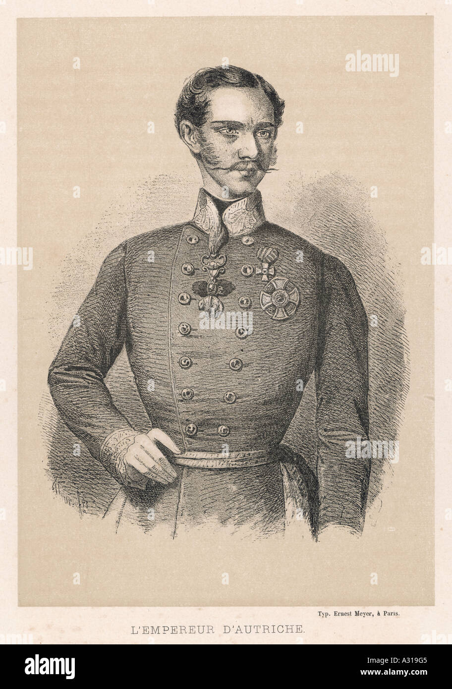 Franz Joseph Cillot Eng Stockfoto