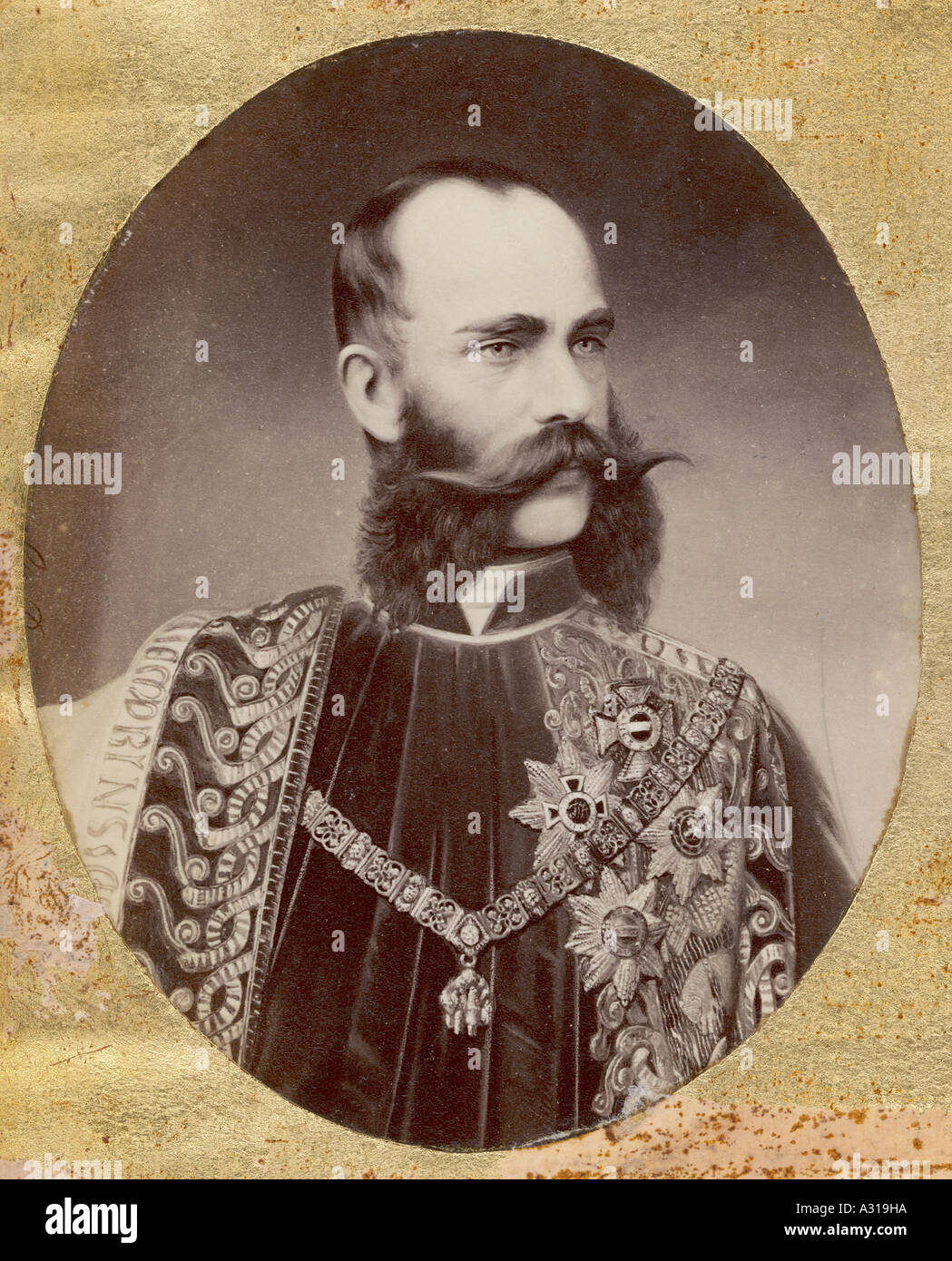 Franz Joseph Fotoalbum Stockfoto