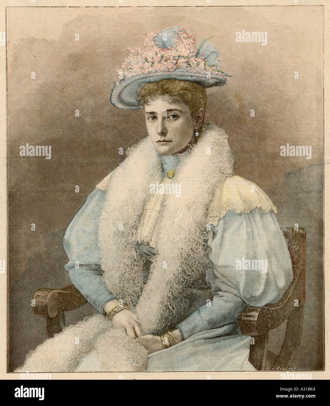 Alexandra Pj 1896 Stockfoto