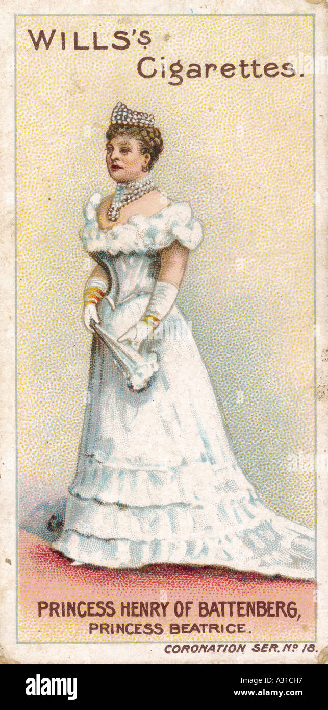 Beatrice Cig Card 1910 Stockfoto