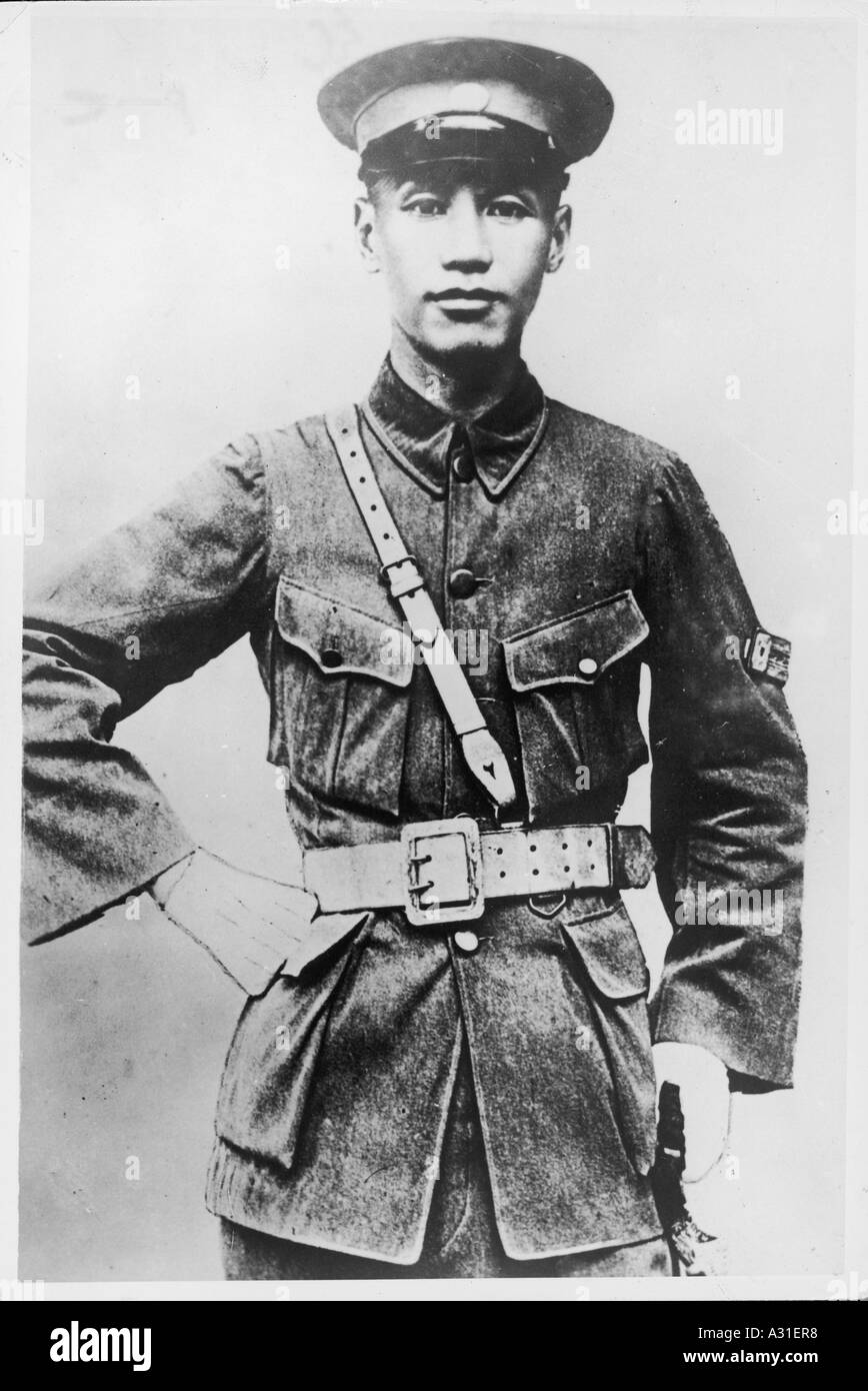 Chiang Kai-Shek-Uniform Stockfoto