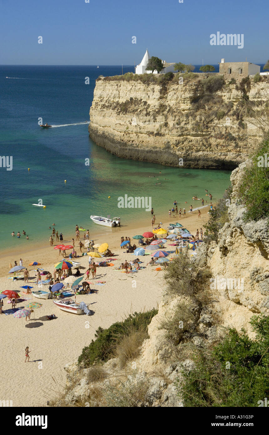 Portugal Algarve; Das Nossa Senhora da Rocha Strand, Armacao de Pera Stockfoto