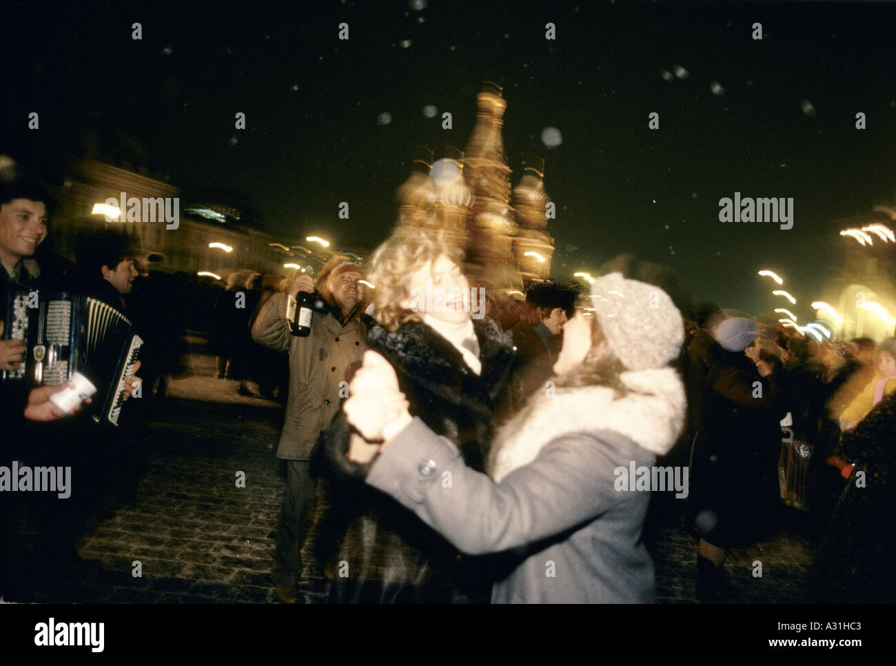 neue Jahr roten Platz in Moskau Stockfoto