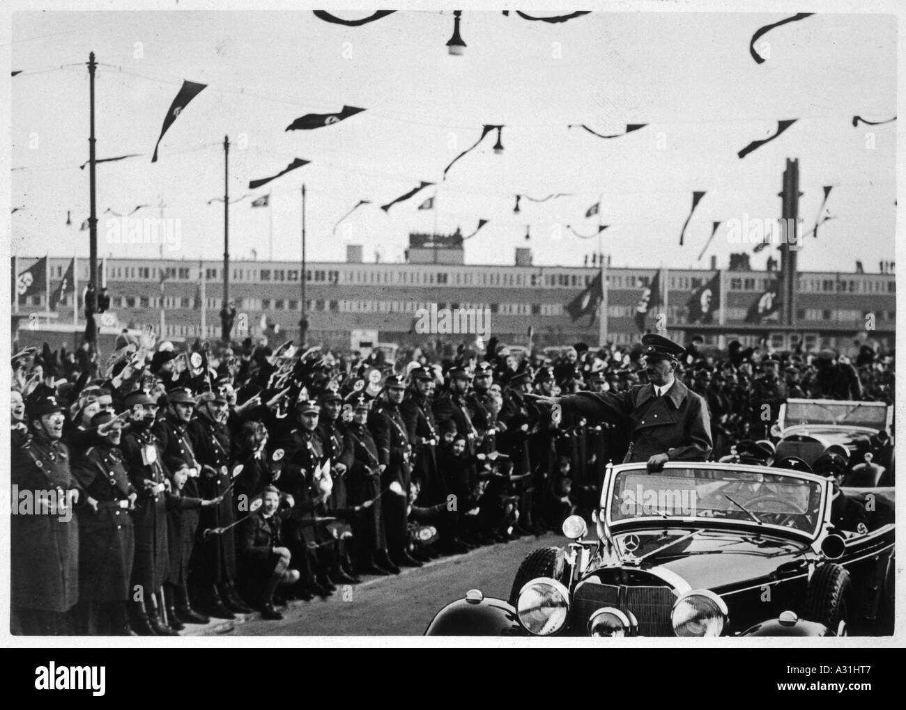 Hitler Ehrengarde Stockfoto