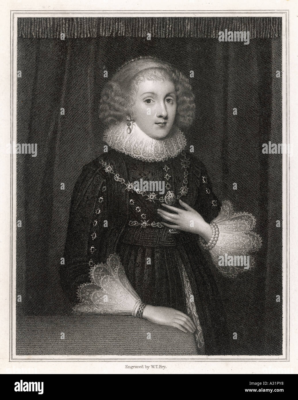 Mary Countess Pembroke Stockfoto