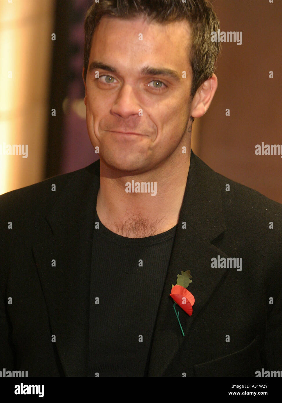 Sänger ROBBIE WILLIAMS UK Stockfoto