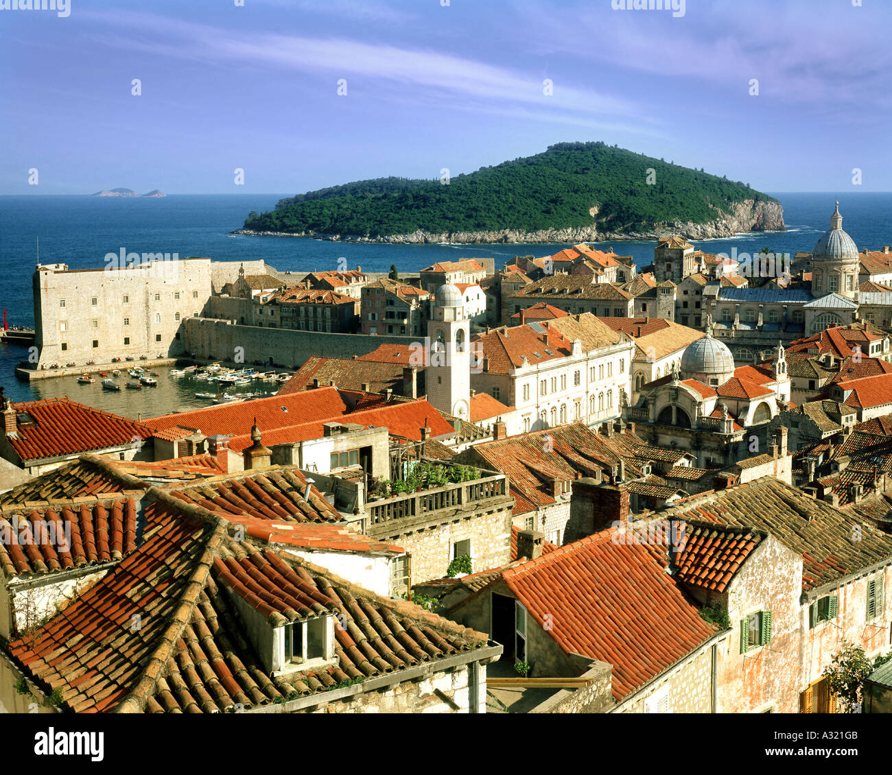 HR - Dalmatien: Dubrovnik Stockfoto