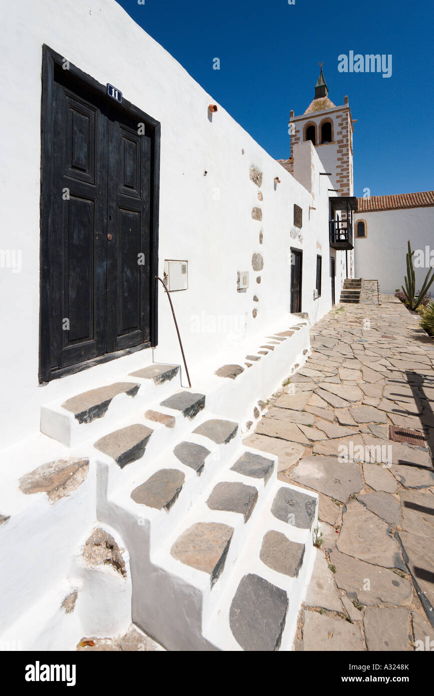 Kirche von Santa Maria, Betancuria (der ehemaligen Insel-Hauptstadt), Fuerteventura, Kanarische Inseln, Spanien Stockfoto