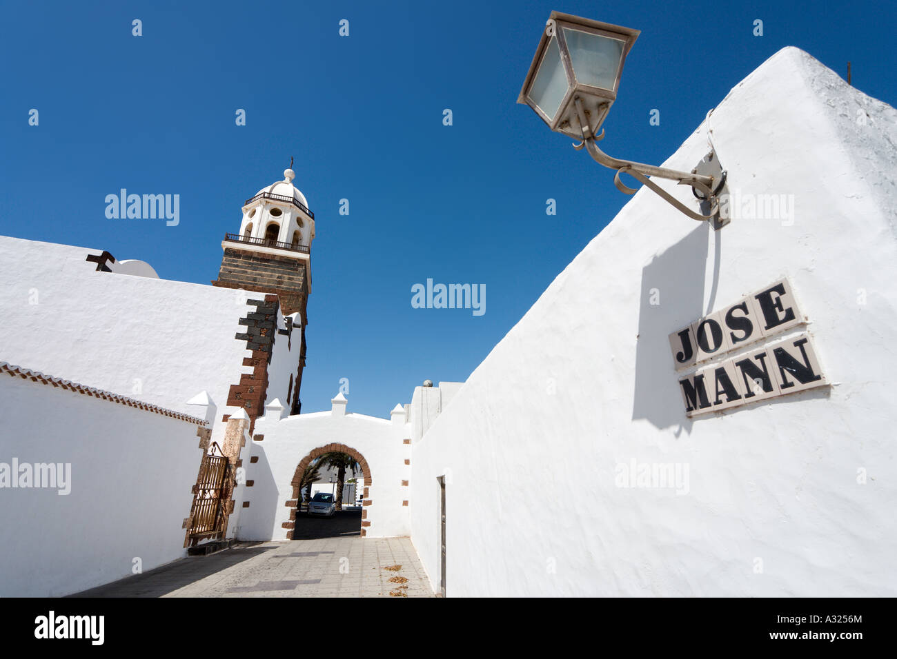 Iglesia de Nuestra Señora de Guadalupe, Teguise, Lanzarote, Kanarische Inseln, Spanien Stockfoto
