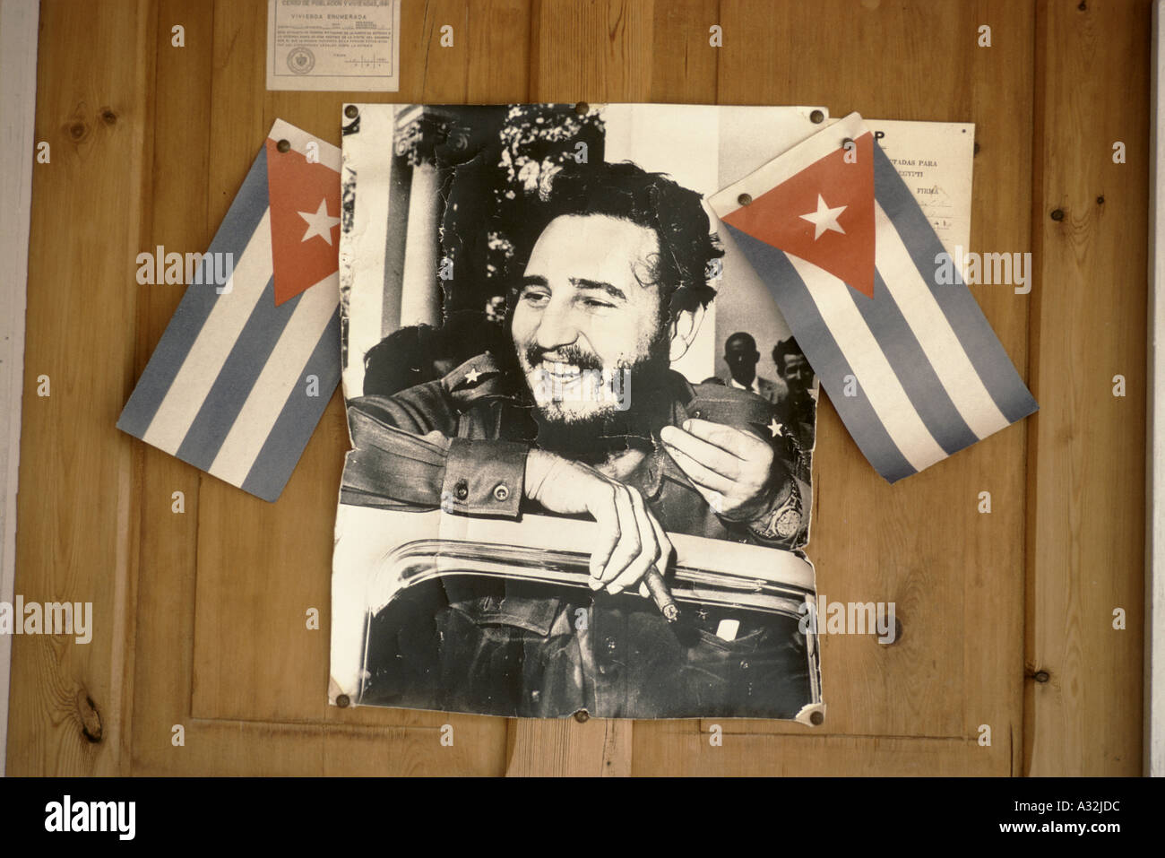 Bild von Fidel Castro Kuba Stockfoto