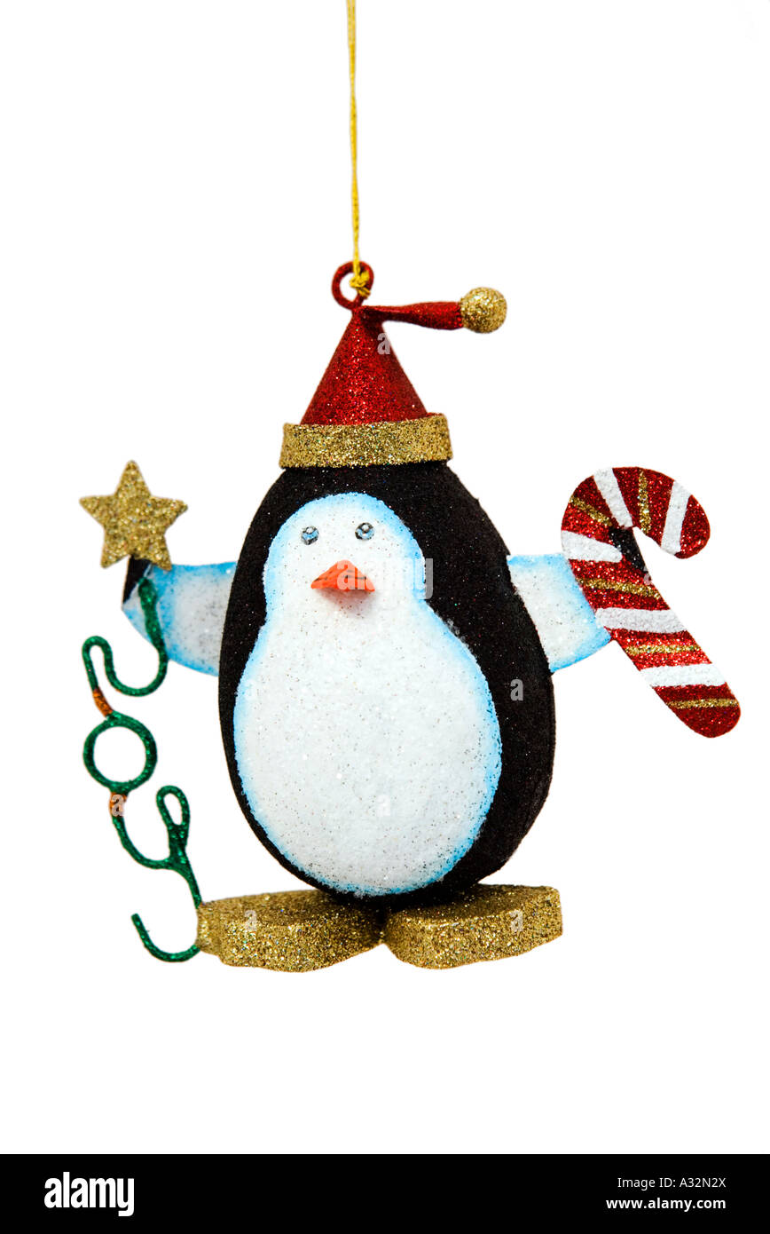 Pinguin-Dekoration Stockfoto