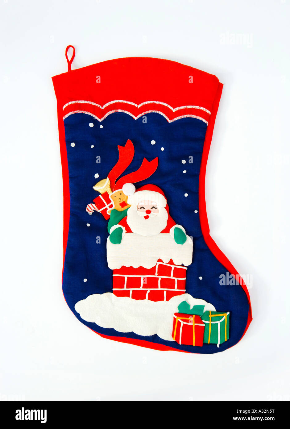 Weihnachts-Strumpf Stockfoto