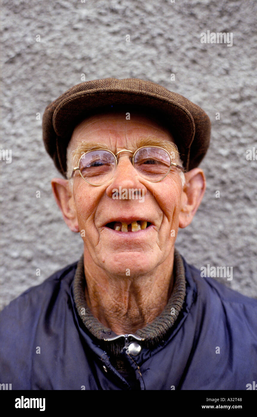 Ein Portrait eines älteren Mannes. Stockfoto