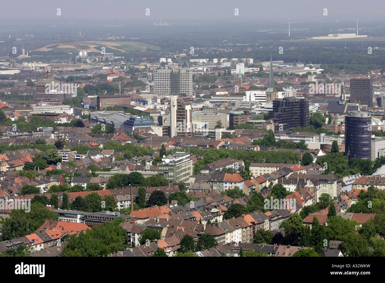 Luftaufnahme von Dortmund, Deutschland Stockfoto