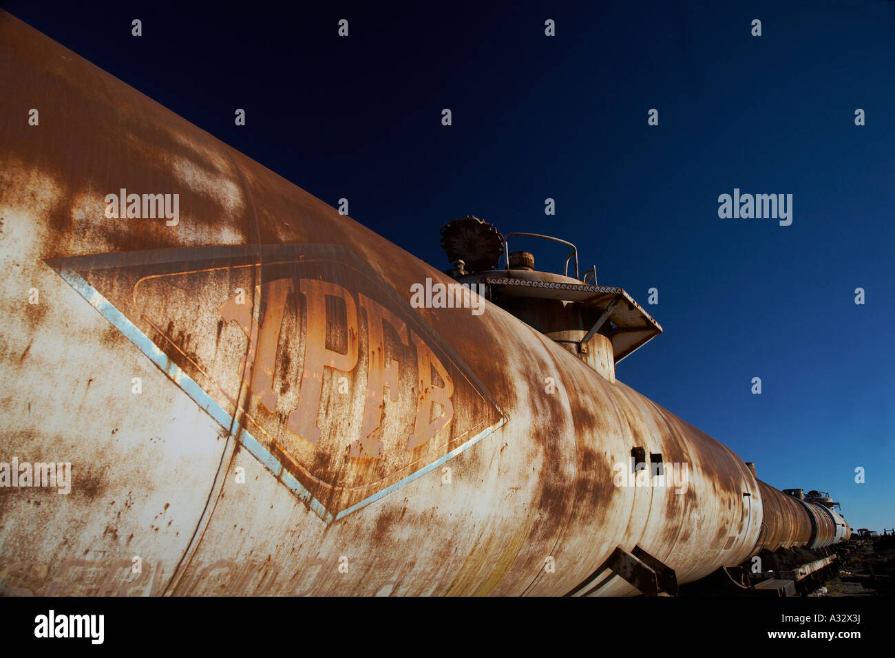 Öl-Tanker Ypfb uyuni Stockfoto