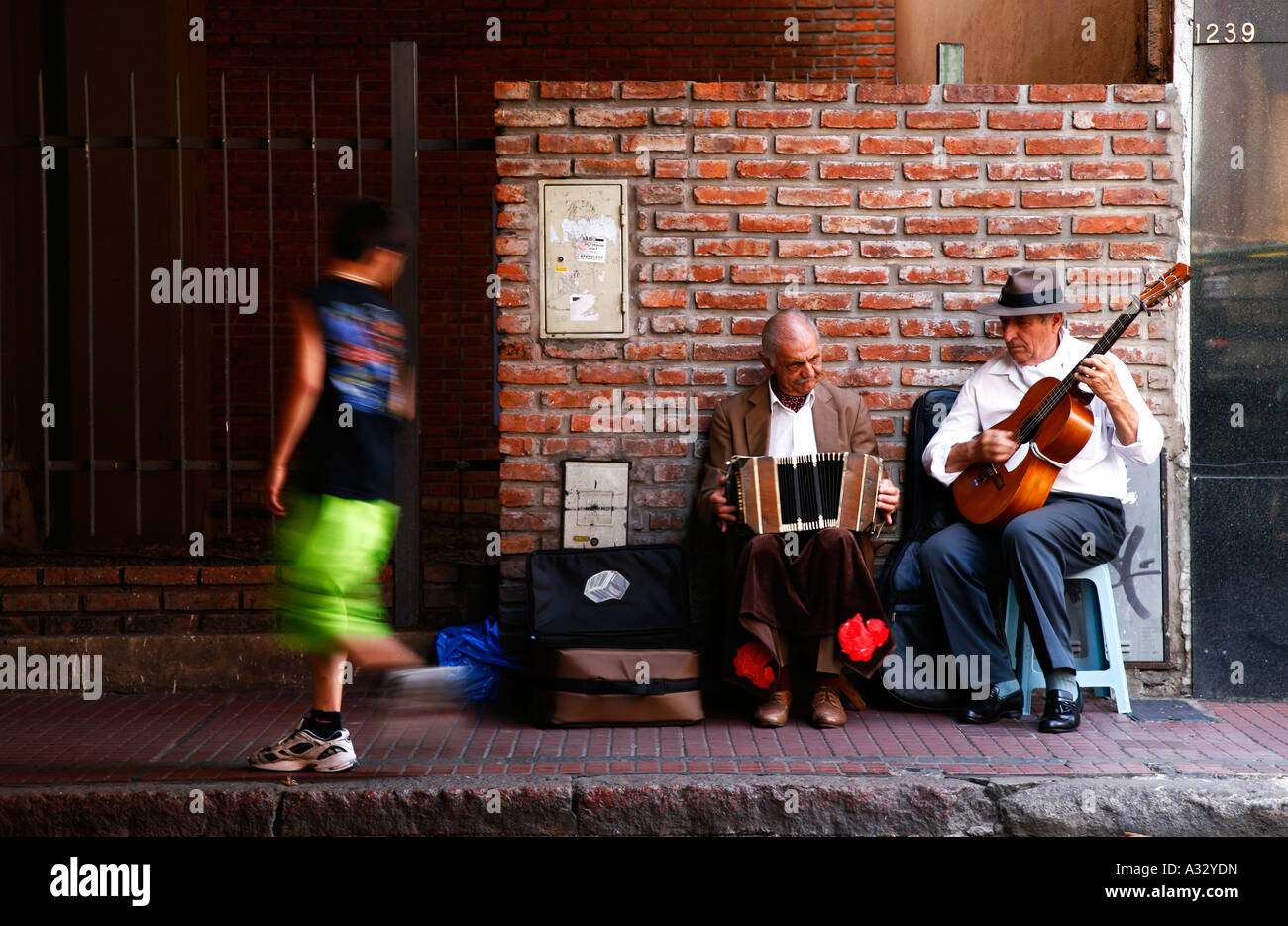 San Telmo buskers Stockfoto