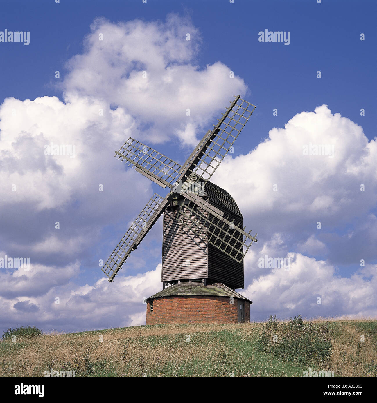 Brill-Windmühle Stockfoto