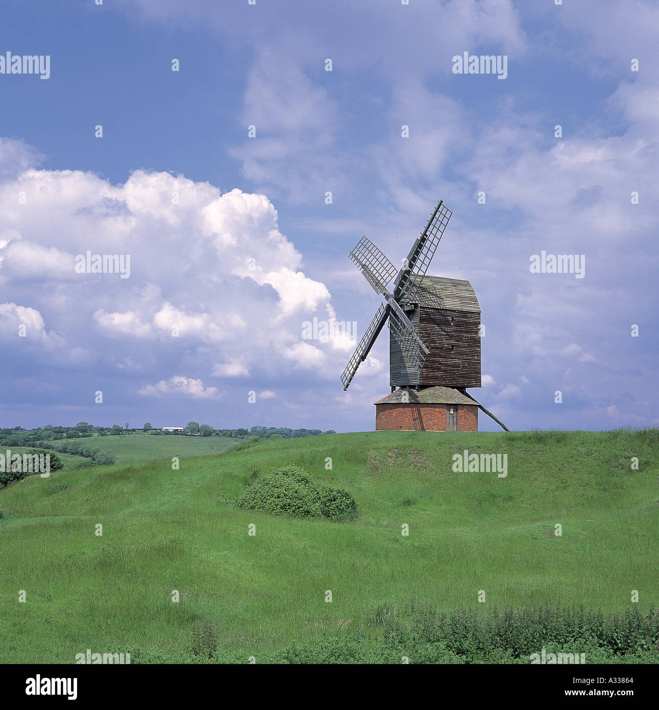 Brill-Windmühle Stockfoto