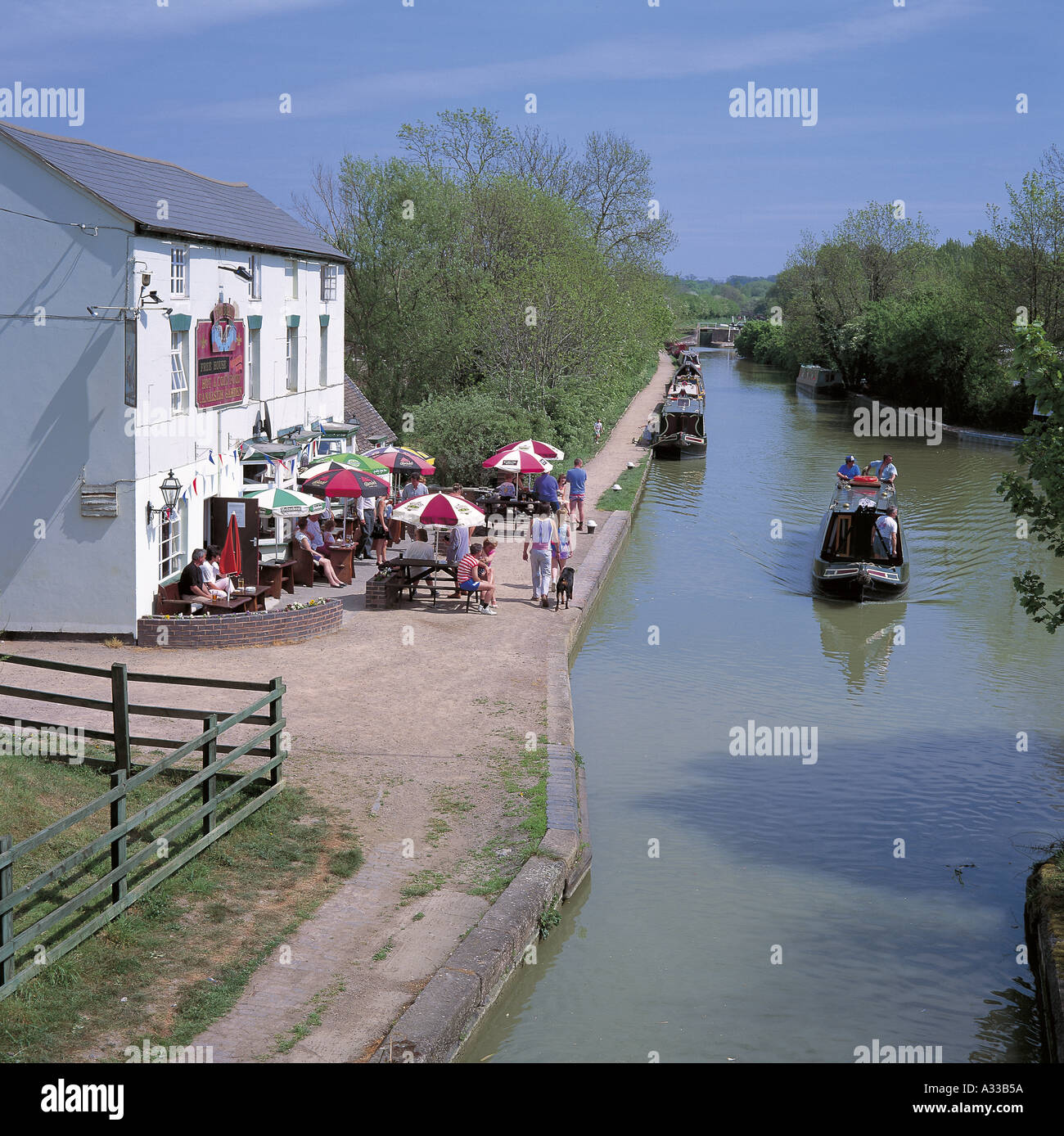 Lange Itchington Stockfoto