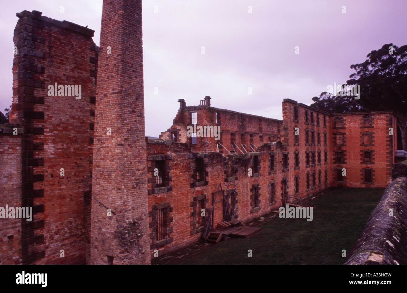 Port Arthur Justizvollzugsanstalt Tasmanien Australien Stockfoto