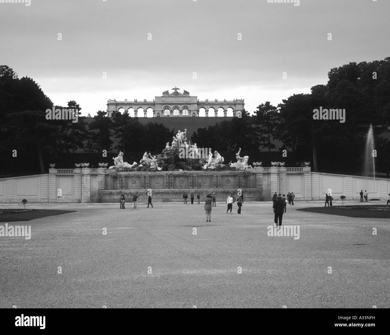 Schlosspark Schönbrunn Wien Österreich Stockfoto
