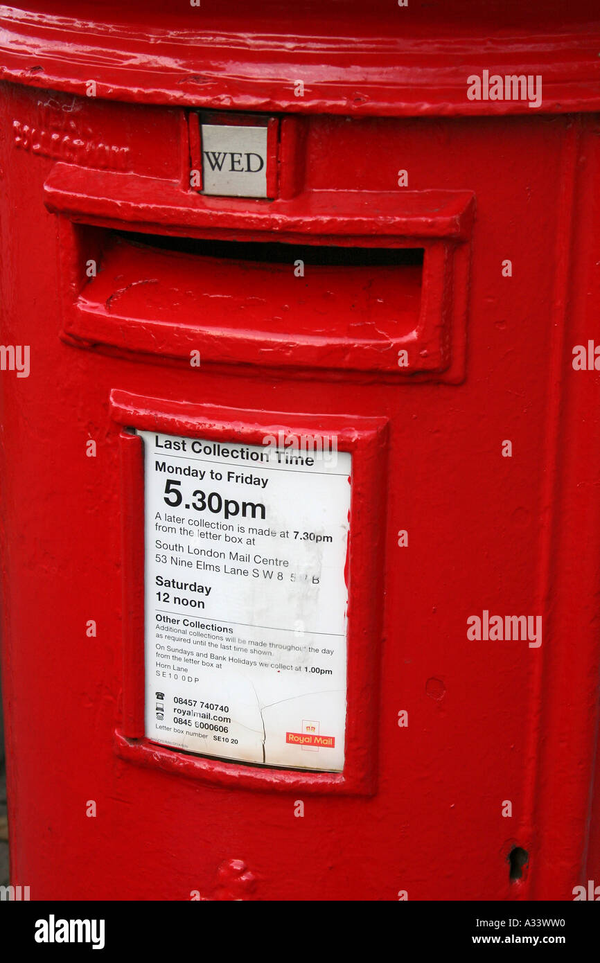 Säule-Box Stockfoto