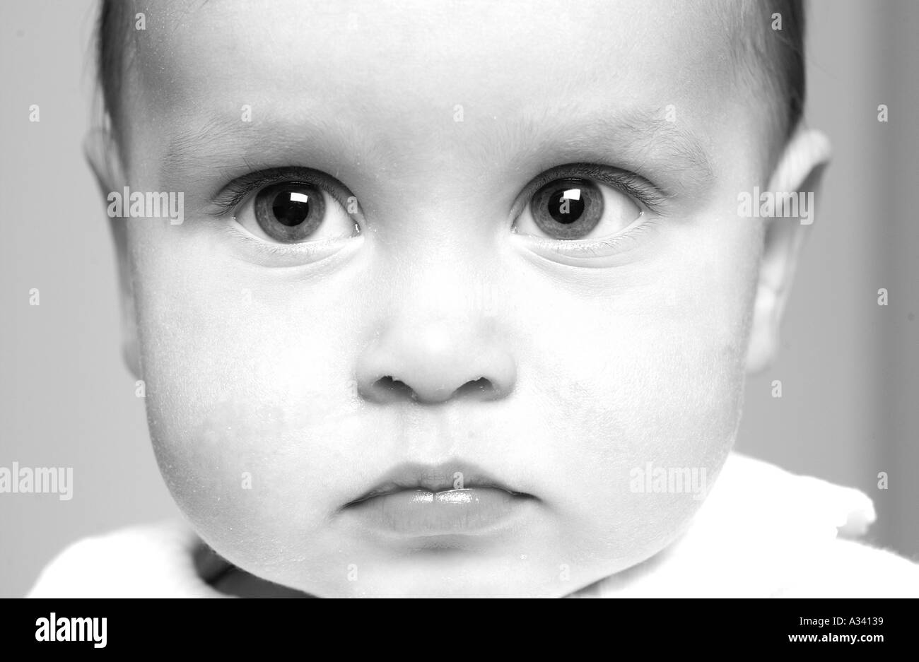Baby-Gesicht Stockfoto