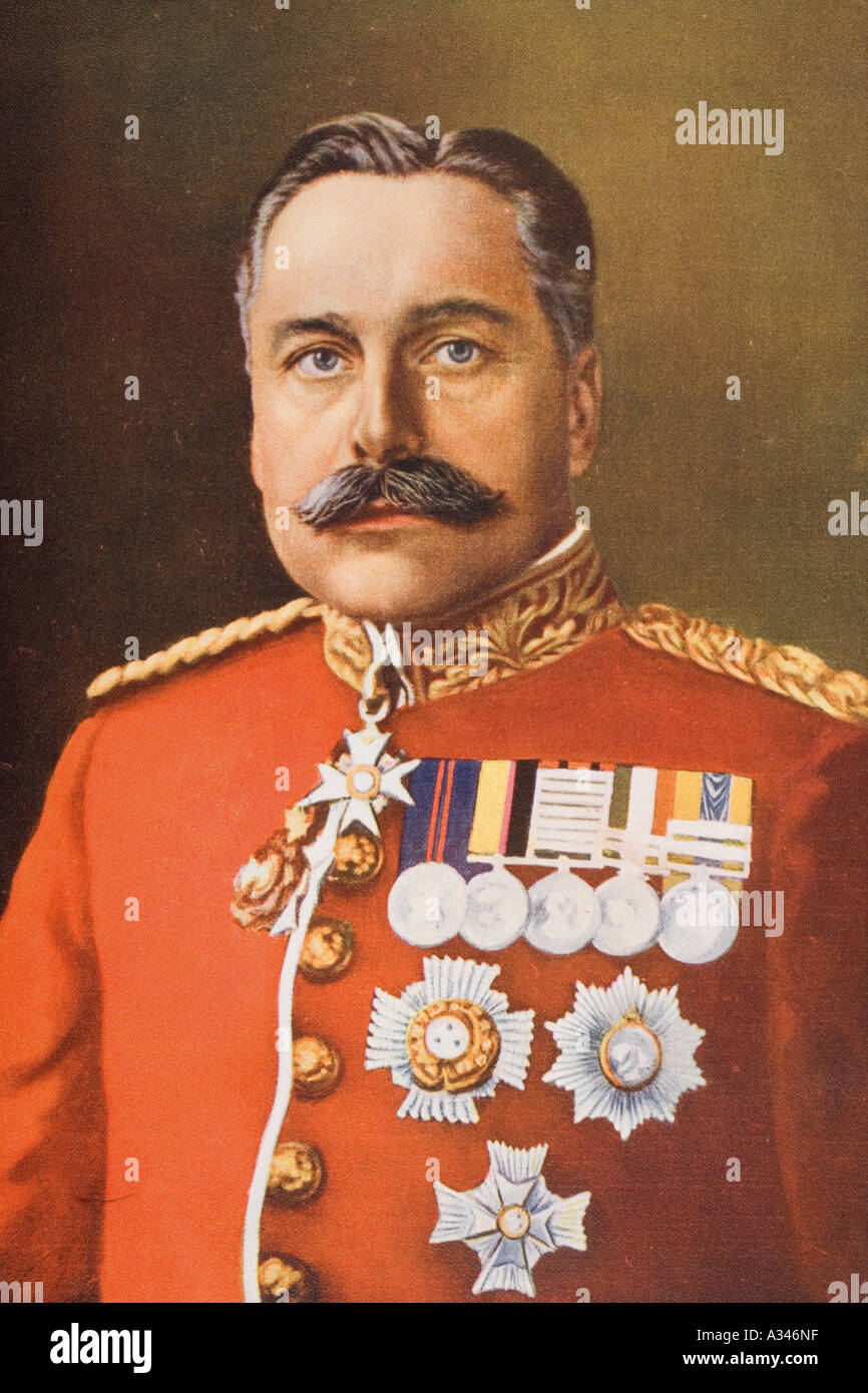 General Sir Douglas Haig, 1861-1928. Feldmarschall und Oberbefehlshaber der British Expeditionary Force während des Ersten Weltkrieges. Stockfoto