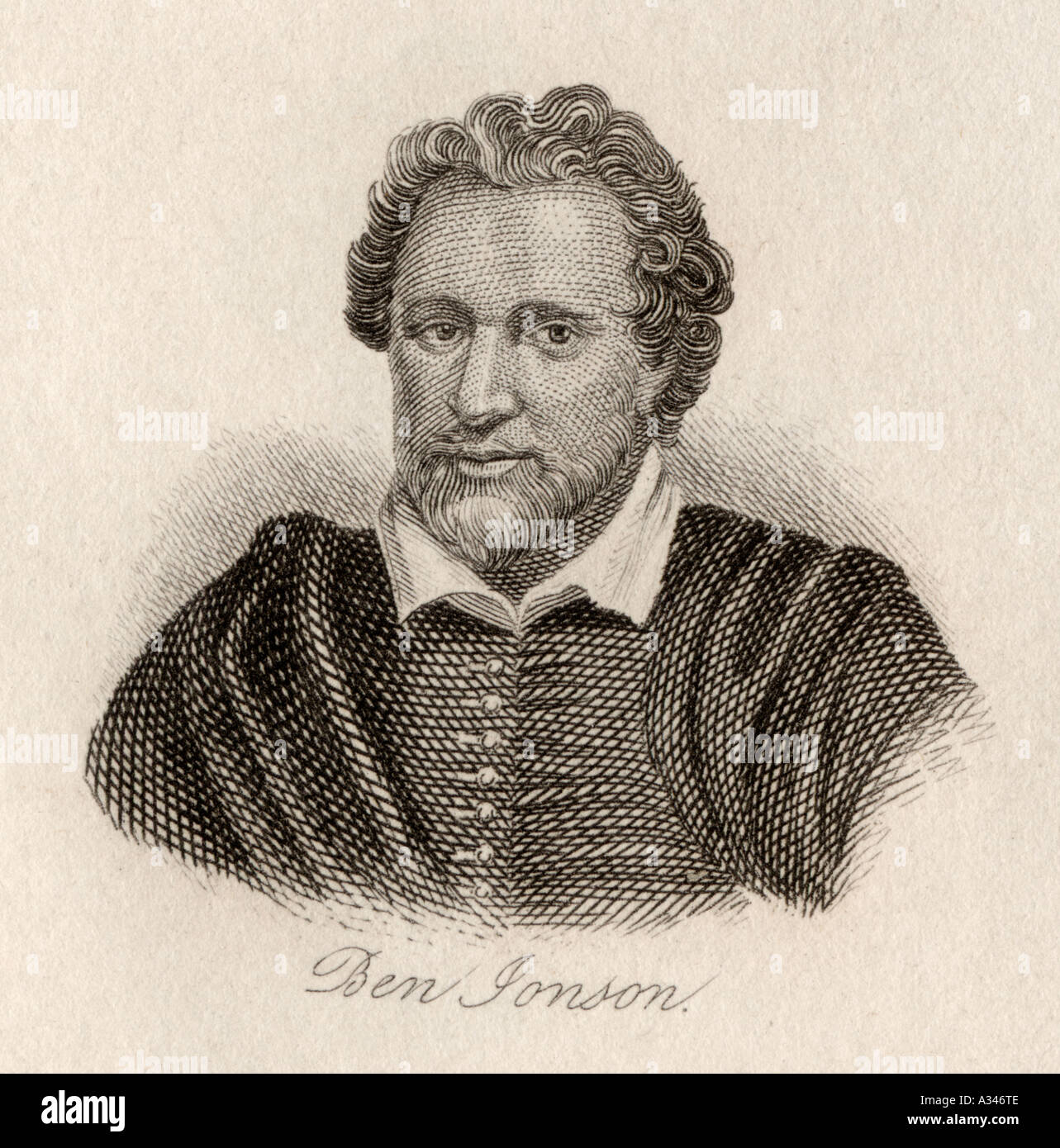 Ben Jonson Aka Benjamin Johnson 1572 1637 Englische Renaissance Dramatiker Dichter Und Schauspieler Stockfotografie Alamy