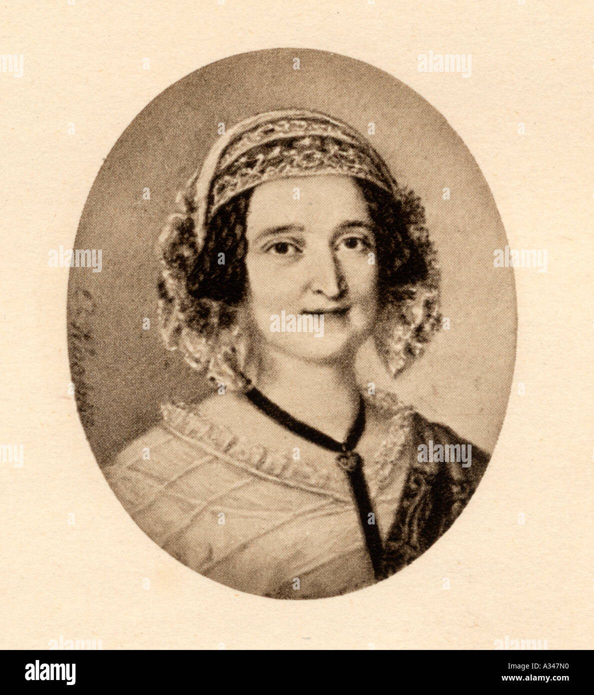 Louise Lehzen, 1784-1870, besser bekannt als baronin Louise Lehzen. Gouvernante, und später Berater und Begleiter von Königin Victoria von England. Stockfoto