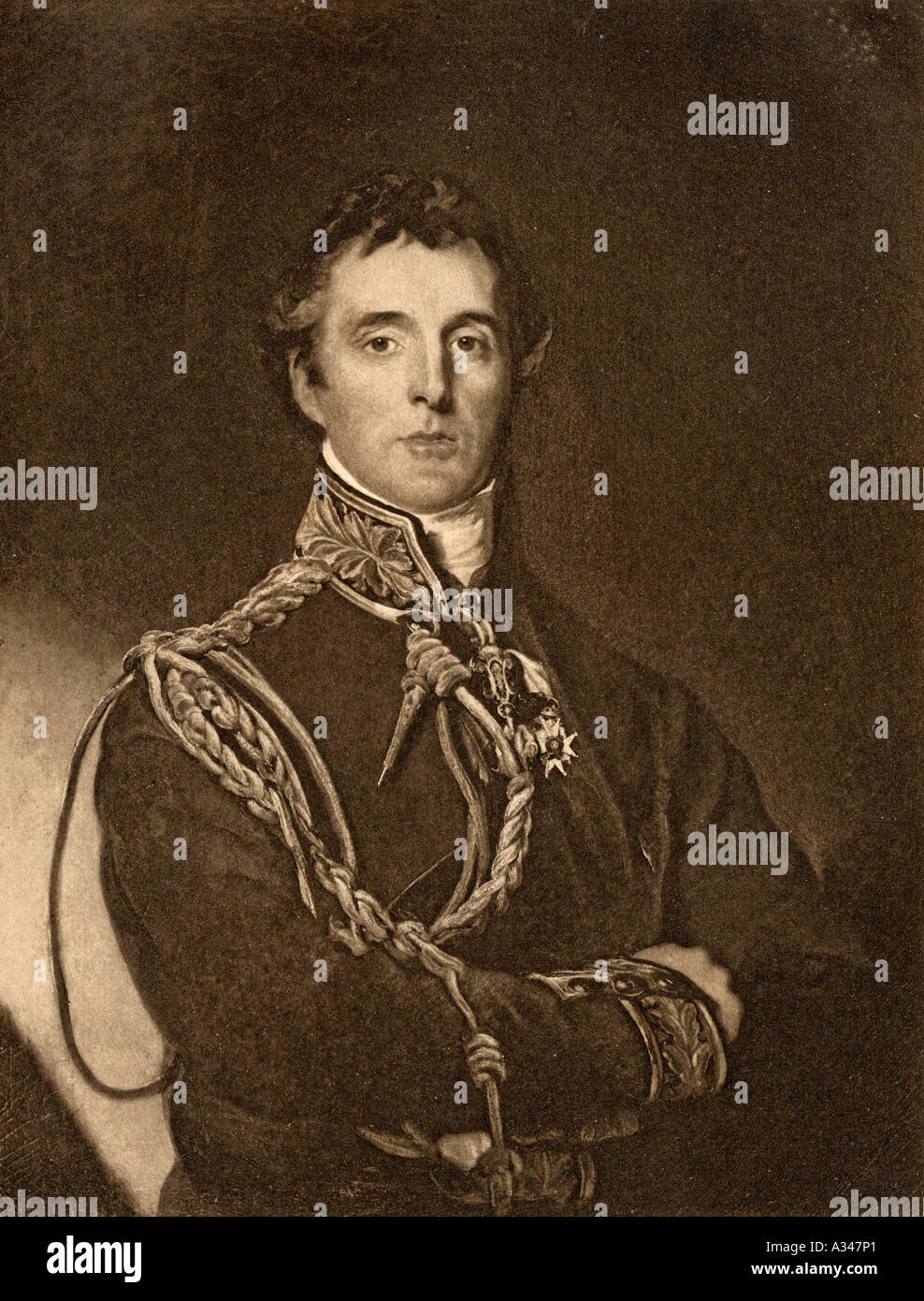 Arthur Wellesley, 1. Herzog von Wellington, 1769 - 1852. Anglo-irischen Soldaten, Tory Staatsmann und Premierminister von Großbritannien. Stockfoto