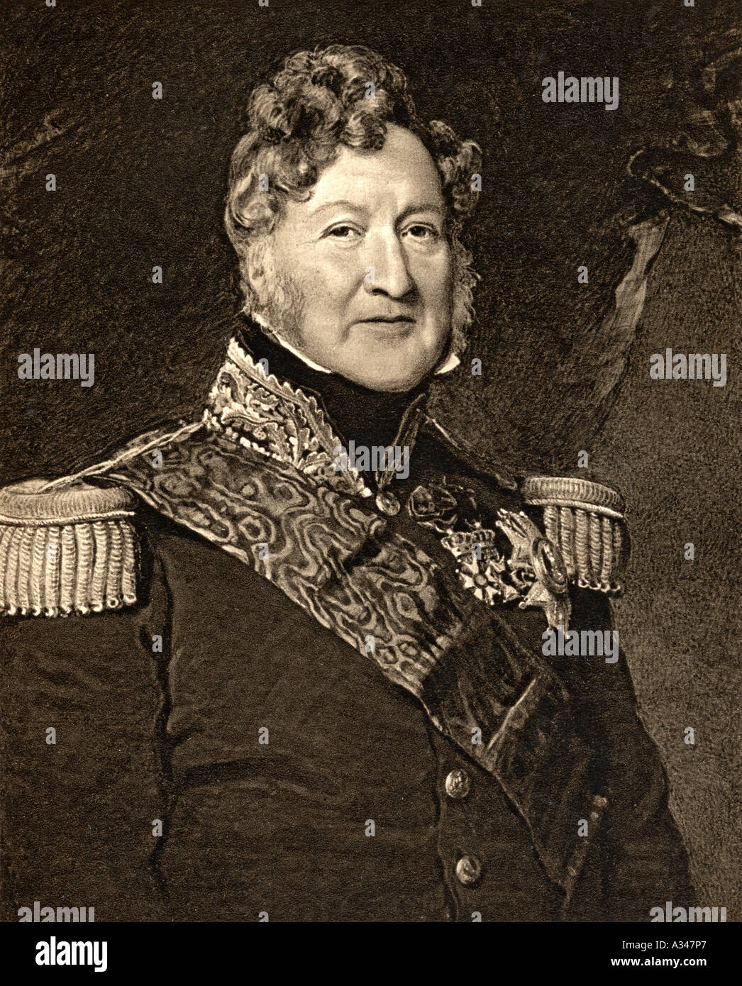 Louis Philippe, 1773 - 1850. Herzog von Orleans, Herzog von Chartres, König der Franzosen. Stockfoto