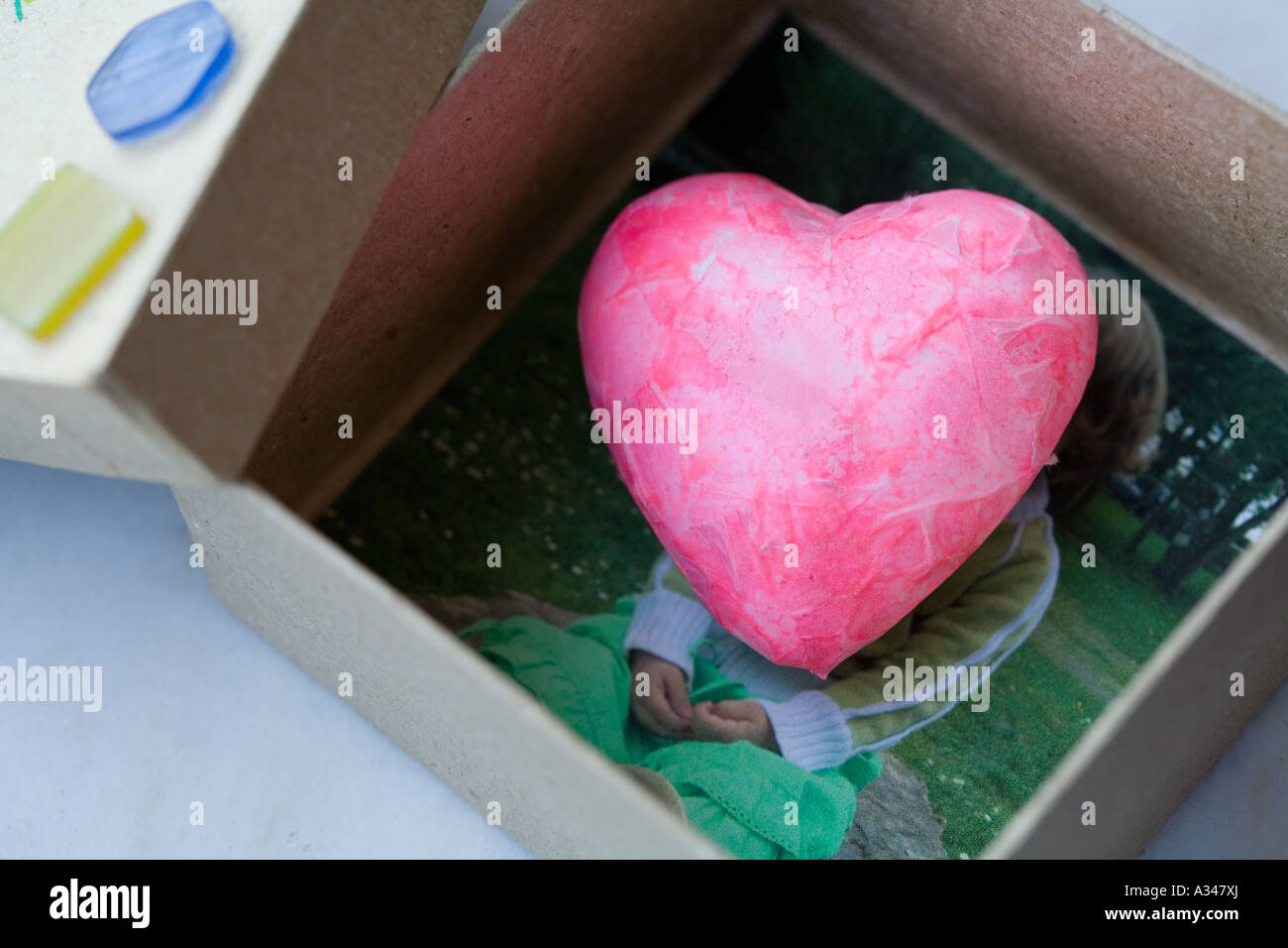 meine wertvollen Herzen Stockfoto