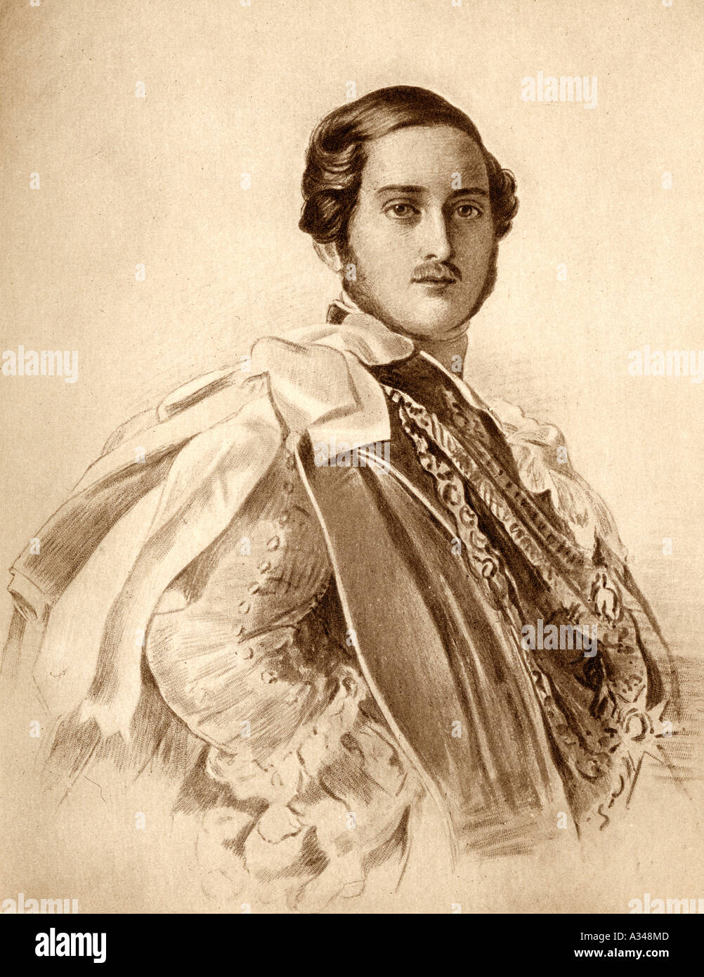 Prinz Albert von Sachsen-Coburg und Gotha, 1819 - 1861. Ehemann von Königin Victoria. Stockfoto