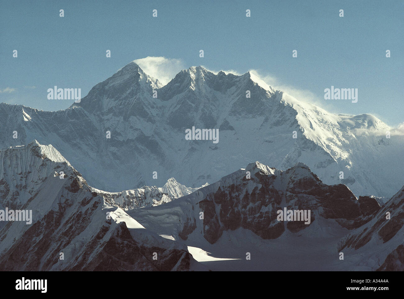 Mount Everest Stockfoto