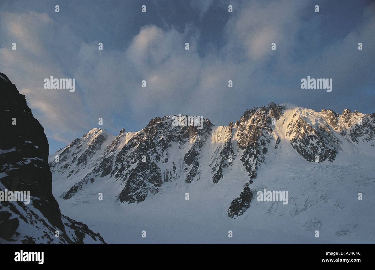 Mont Blanc Stockfoto