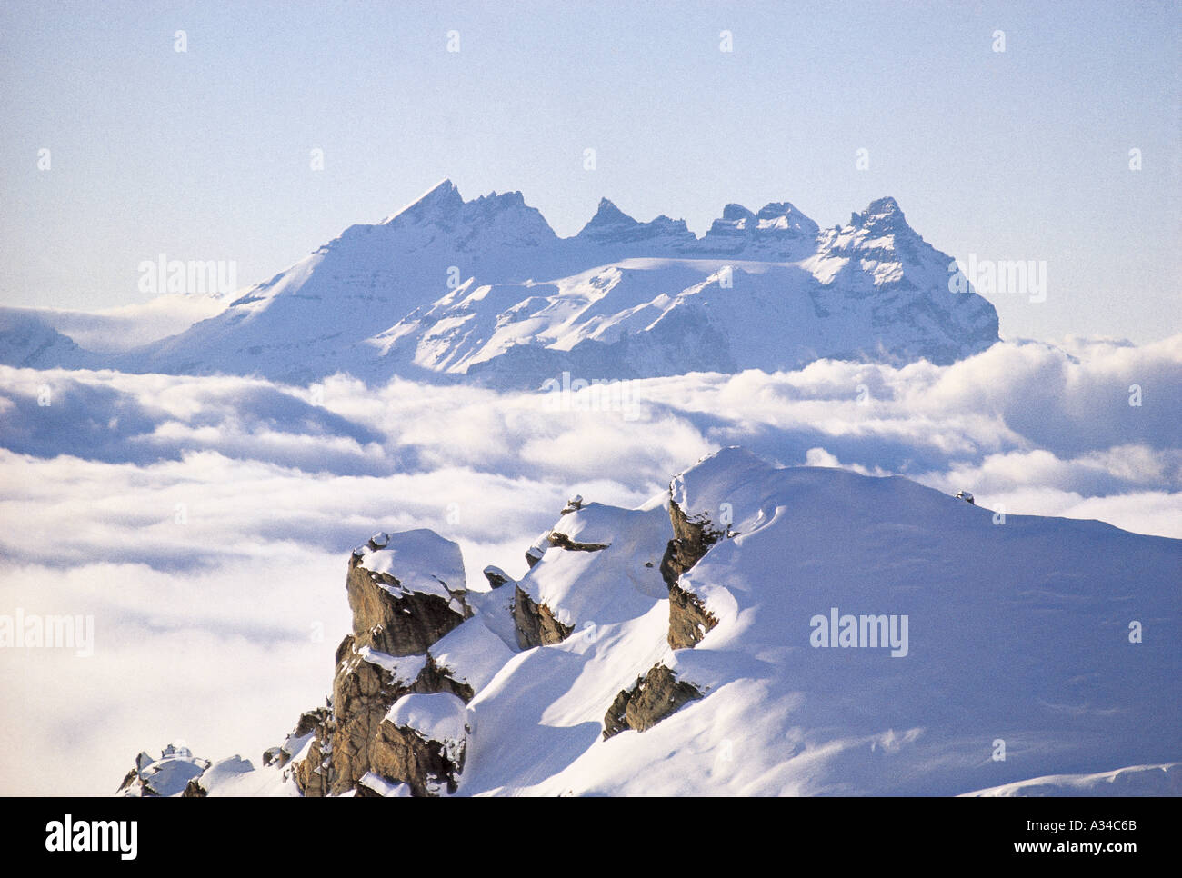 Mont Blanc Stockfoto