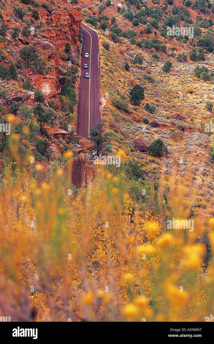 Autobahn von Amerika Stockfoto